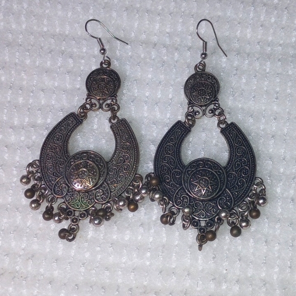 Authentic Vintage Indian earrings - Picture 1 of 3